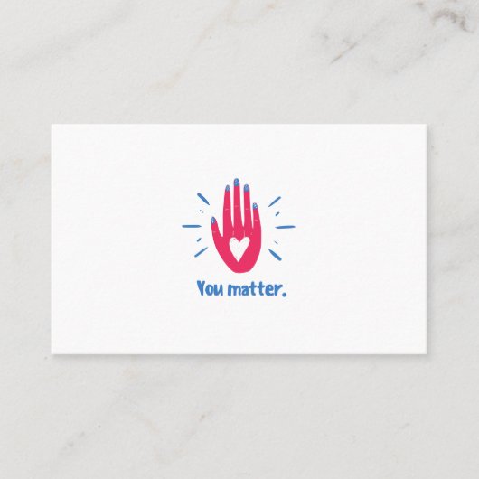 Jij maakt jou uit visitekaartje (Voorkant)