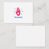 Jij maakt jou uit visitekaartje (Voorkant / Achterkant)