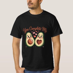 Jij Maakt Me Compleet - Schattige Avocado Liefde T-shirt
