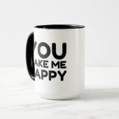 JIJ MAAKT ME VERGETEN MOK (Voorkant links)