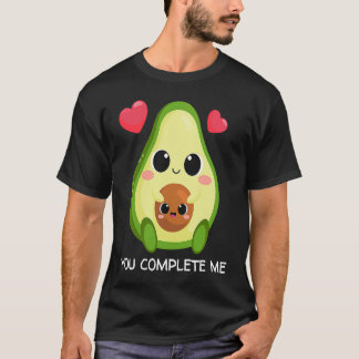 Jij Maakt Mij Compleet Avocado Koppels Valentijn T-shirt