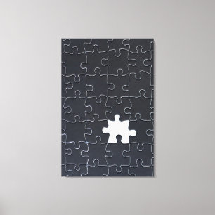Jij Maakt Mij Compleet Romantische Zwart-Wit Legpu Canvas Afdruk
