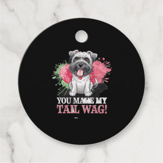 JIJ MAAKT MIJN STAART WAG HOND BEDANKJES LABELS