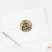 Jij maakt onze dag Sticker (Envelop)