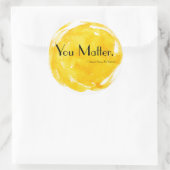 Jij maakt sticker uit (Tas)