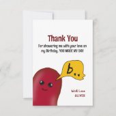 Jij maakte mijn dag Kinderen Verjaardag Bedankt Ka (Voorkant)