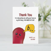 Jij maakte mijn dag Kinderen Verjaardag Bedankt Ka (Staand voorkant)