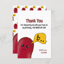 Jij maakte mijn dag Kinderen Verjaardag Bedankt Ka