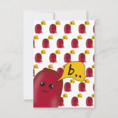 Jij maakte mijn dag Kinderverjaardag Bedankt kaart (Achterkant)