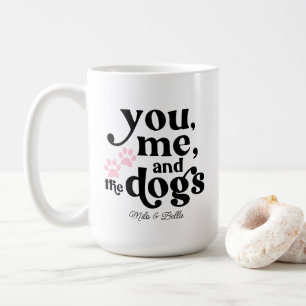 Jij mij en de Dogs Couple Minimalist Gift Koffiemok