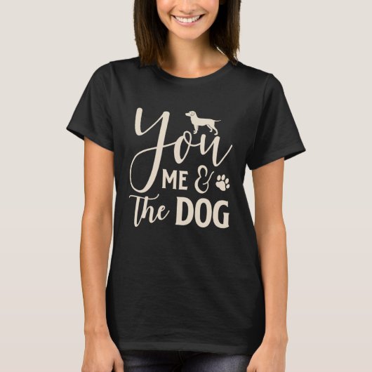 Jij mij en de hond t-shirt (Voorkant)