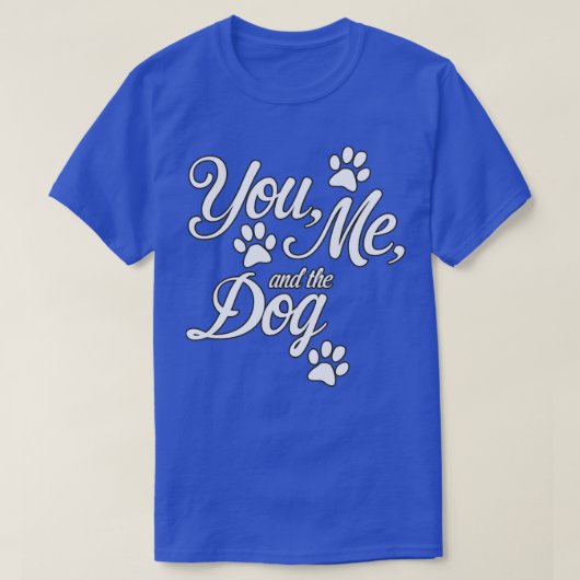 Jij mij en de hond t-shirt (Design voorkant)