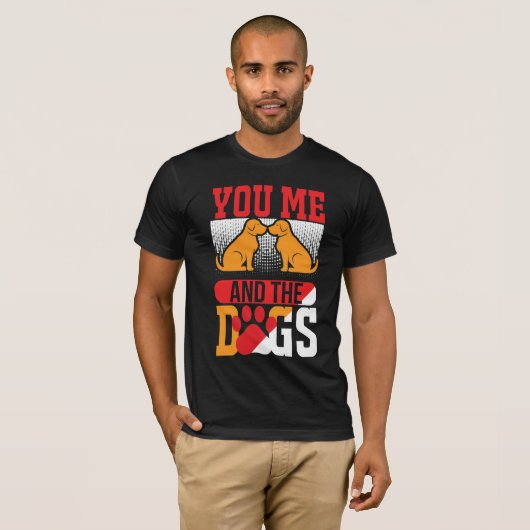 Jij mij en de honden T-shirt (Voorkant volledig)