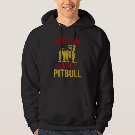 Jij mij en de Pitbull Apparel Hoodie (Voorkant)