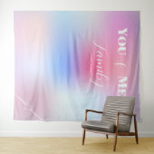 Jij & Mij Familie Modern Kleurig Wandkleed (In Situ (horizontaal))