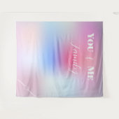 Jij & Mij Familie Modern Kleurig Wandkleed (Voorkant (horizontaal))