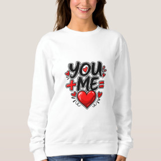 Jij + Mij = Liefde Valentijns Koppel Trui