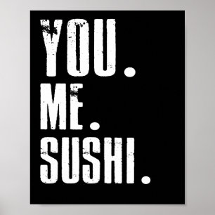 Jij mij Sushi Addict Food Lover Poster