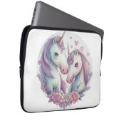 Jij, mijn liefste, bent een echte unicorn laptop sleeve (Voorkant Rechts)