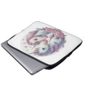 Jij, mijn liefste, bent een echte unicorn laptop sleeve (Voorkant onderkant)