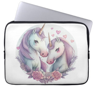 Jij, mijn liefste, bent een echte unicorn laptop sleeve