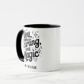 Jij Mijn Liefste Bent Magie Aangepaste Naam Mok (Voorkant links)