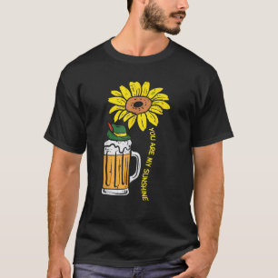Jij Mijn Zonneschijn Zonnebloem Oktoberfest Bieren T-shirt
