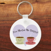 Jij Mocha me Happy Sleutelhanger (Voorkant)