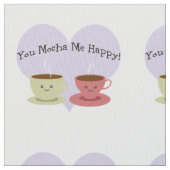 Jij Mocha me Happy Stof (Close Up)