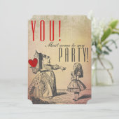 JIJ! Moet naar mijn partij komen! (Red Queen & Ali Kaart (Staand voorkant)