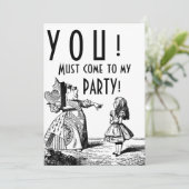 JIJ! Moet naar mijn partij komen! (Red Queen & Ali Kaart (Staand voorkant)