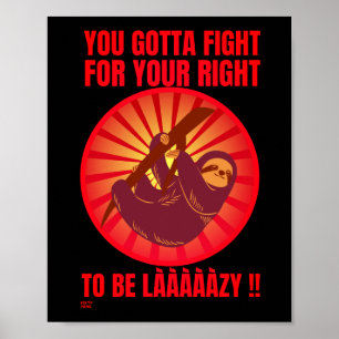 "JIJ MOET VECHTEN VOOR JE RECHT." POSTER