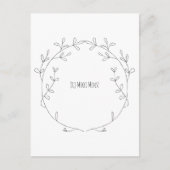 Jij Mooi Mens Compliment Botanische Quote Kaart (Voorkant)