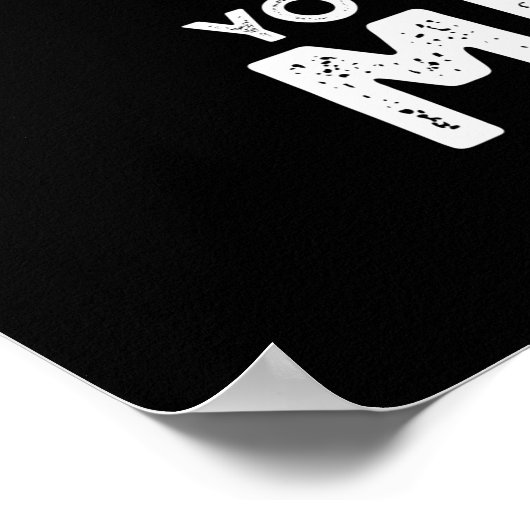 Jij Mutter Funny Positive Dog Pun Poster (Hoek)