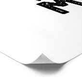 Jij Mutter Funny Positive Dog Pun Poster (Hoek)