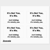 Jij niet, ik ben het. rechthoekige sticker (Vel)