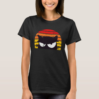 Jij Oké Schat Meme Retro Kat Kitten Zonsondergang T-shirt