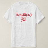 Jij onschuldig t-shirt (Design voorkant)