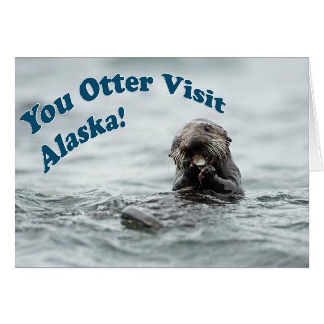 Jij Otter Bezoek Alaska (Voorkant Horizontaal)