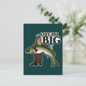 Jij Otter Dream Big Briefkaart (Staand voorkant)