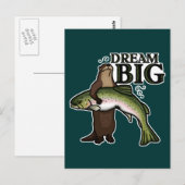Jij Otter Dream Big Briefkaart (Voorkant / Achterkant)