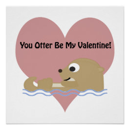 Jij Otter Is Mijn Valentijn Poster