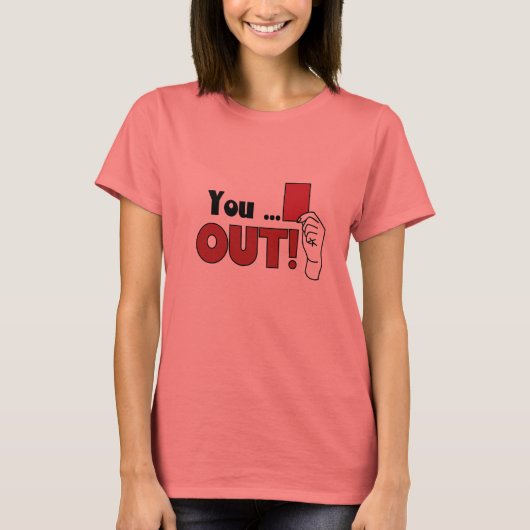 Jij...out grap t-shirt (Voorkant)
