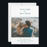 Jij Plus mij | Eenvoudige moderne namen | Blauwgro Save The Date<br><div class="desc">Deze minimalistisch sparen de kaarten van de Datum kenmerkt de namen van het paar in moderne sans serif doopvont, met een weinig plusteken binnen tussen. De achterzijde van de kaart bevat een passend plusteken. De achtergrond en de tekstkleuren kunnen aan om het even welke kleur worden aangepast u zou houden...</div>