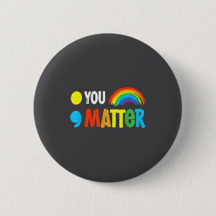 Jij puntkomma Mental Health Warrior Solidariteit Ronde Button 5,7 Cm