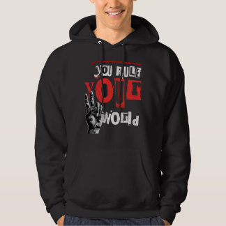 jij regeert jouw wereld  hoodie