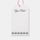 "Jij regelt!" Cadeaulabel (Voorkant)