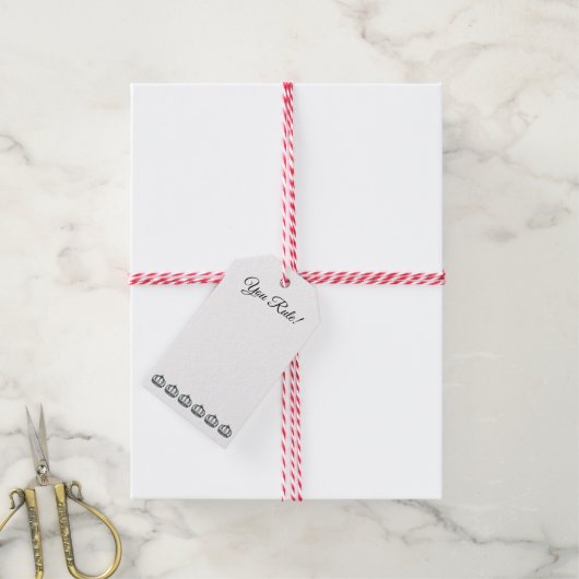 "Jij regelt!" Cadeaulabel (Met Touw)