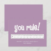 Jij regelt het! Kinder Valentijnse klaslokalen Kaart (Voorkant / Achterkant)