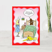 Jij rijdt me bananen grappige Valentijnsdag Feestdagen Kaart (Voorkant)